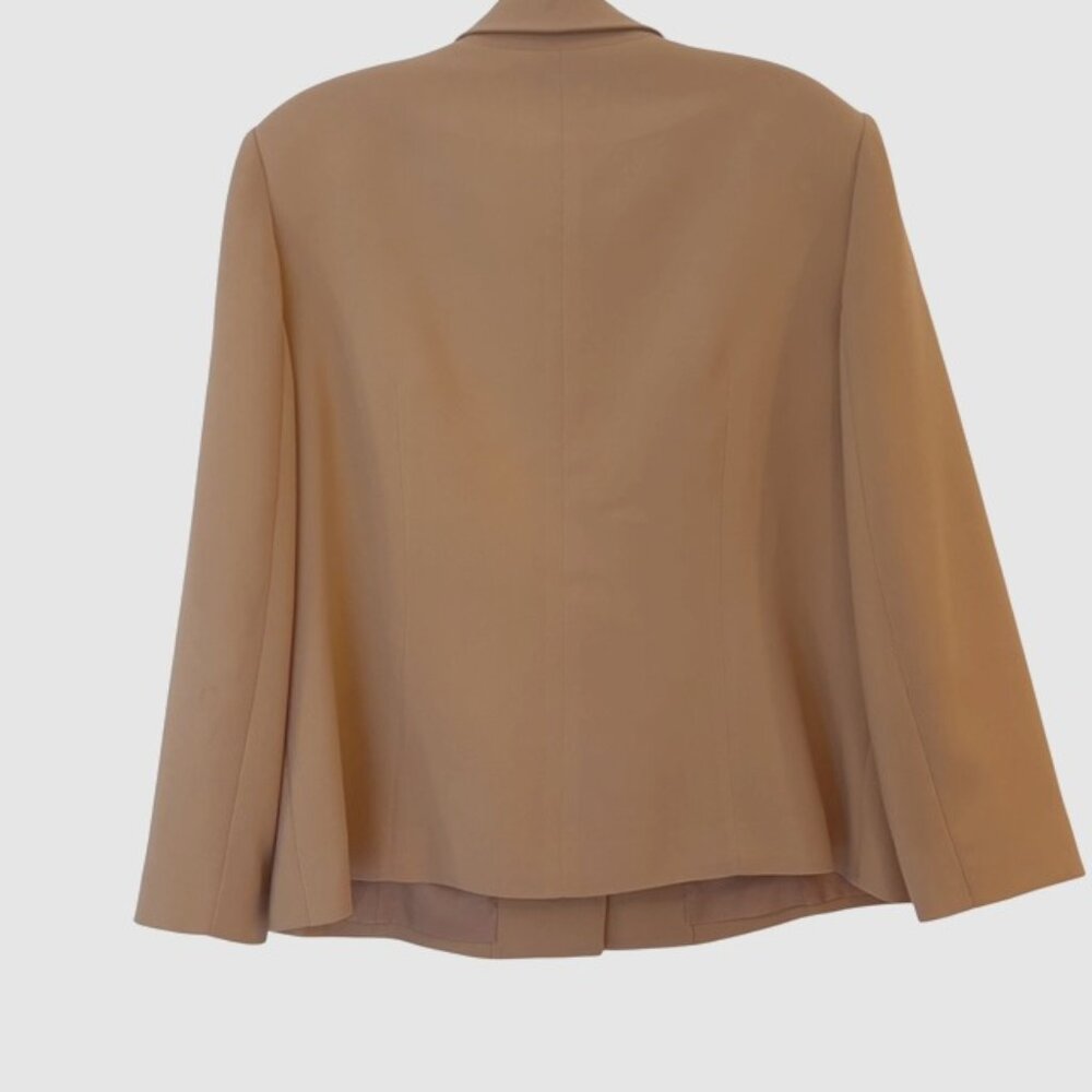 Le Suit women's petite blazer size 14P Taupe - Picture 2 of 5